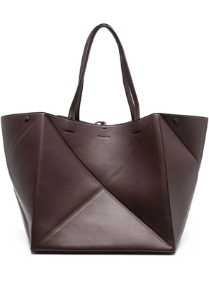 Nanushka large The Origami tote bag - Brown