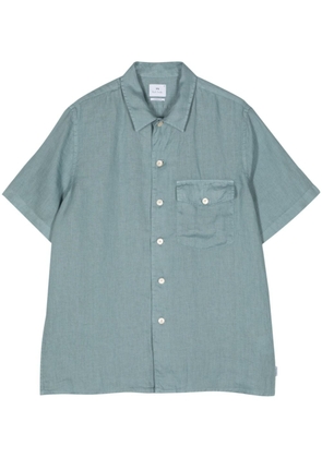 PS Paul Smith short-sleeve linen shirt - Blue