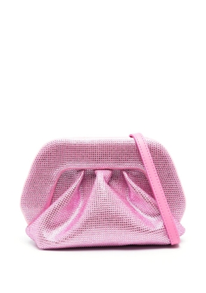 Themoirè Gea rhinestone-embellished clutch bag - Pink
