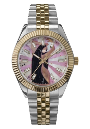 TIMEX x Jacquie Aiche graphic-print dial 36mm - Pink