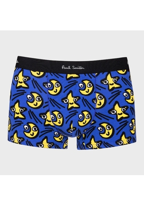 Paul Smith Blue 'Stars And Moon' Print Boxer Briefs