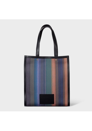 Paul Smith Multi-Colour 'Screen Check' Tote Bag Multicolour