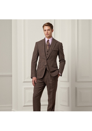 Kent Hand-Tailored Plaid 3-Piece Suit