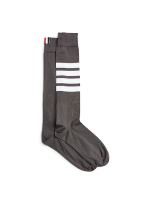 Thom Browne 4-Bar Over-Calf Socks