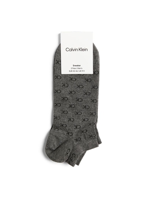 Calvin Klein Logo Ankle Socks (Pack Of 2)