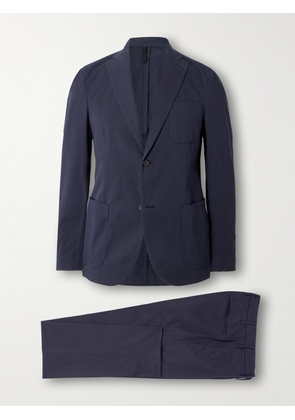 Incotex - Slim-Fit Cotton-Blend Gabardine Suit - Men - Blue - IT 46
