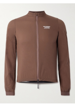 Pas Normal Studios - Mechanism Stow Away Logo-Print Nylon Cycling Jacket - Men - Brown - S