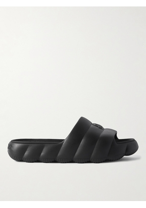 Moncler - Lilo Logo-Embossed Rubber Slides - Men - Black - EU 40