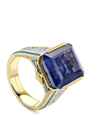 Boodles Yellow Gold, Sapphire And Diamond A Family Journey Paris Tuilleries Ring