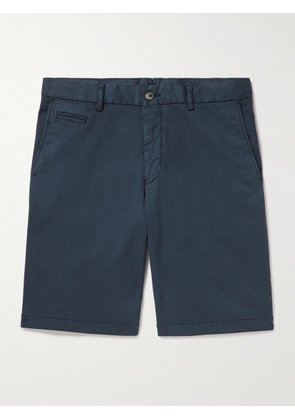 Altea - Milano Straight-Leg Lyocell and Cotton-Blend Bermuda Shorts - Men - Blue - IT 46