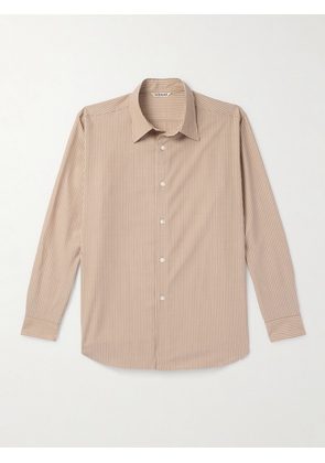 Auralee - Striped Wool Shirt - Men - Neutrals - 3