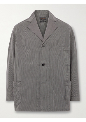 Beams Plus - Striped Cotton Jacket - Men - Gray - S