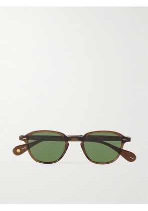 Garrett Leight California Optical - Gilbert Round-Frame Acetate Sunglasses - Men - Brown