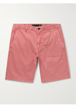 Incotex - Slim-Fit Cotton-Twill Bermuda Shorts - Men - Pink - UK/US 30