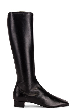 BY FAR Edie Leather Boot in Black - Black. Size 37 (also in ).
