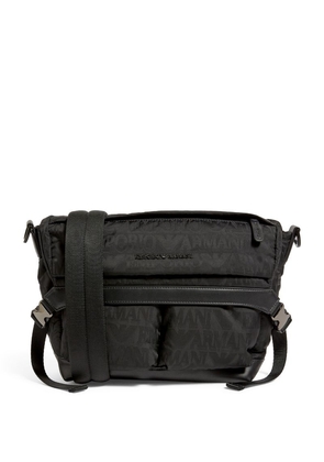 Emporio Armani Logo Jacquard Shoulder Bag