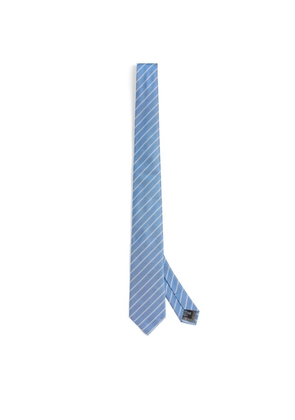 Emporio Armani Silk Woven Double Stripe Tie