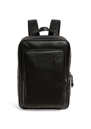 Emporio Armani Tumbled-Leather Backpack