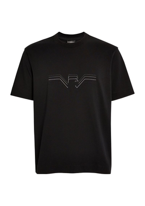 Emporio Armani Cotton Eagle-Motif T-Shirt