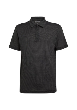 Emporio Armani Button-Up Polo Shirt