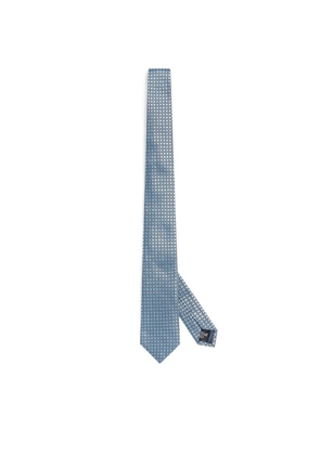 Emporio Armani Silk Woven Geometric Tie