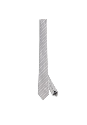 Emporio Armani Silk Woven Double-Stripe Tie