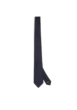 Emporio Armani Silk Jacquard Woven Tie