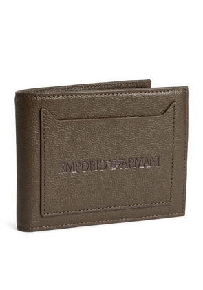 Emporio Armani Leather Logo Bifold Wallet