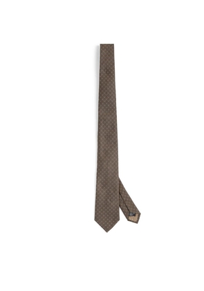 Emporio Armani Silk Woven Dotted Tie