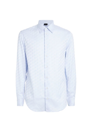 Emporio Armani Cotton Jacquard Shirt