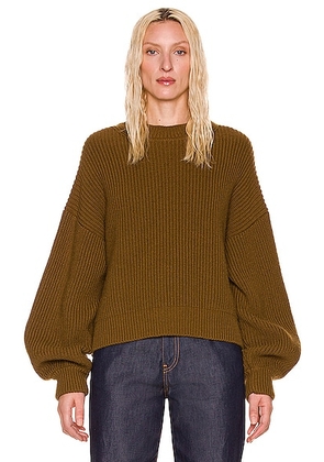 The Row Gaiola Sweater in Cumin - Brown. Size M (also in ).