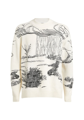 Emporio Armani Embroidered Nature Sweater