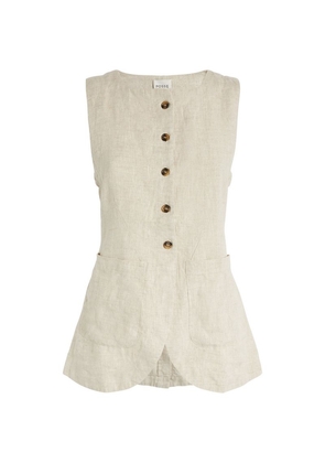 Posse Linen Button-Up Emma Vest