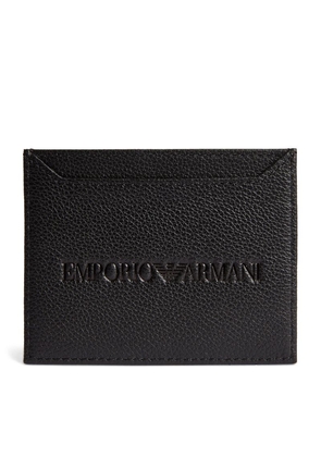 Emporio Armani Leather Logo Card Holder