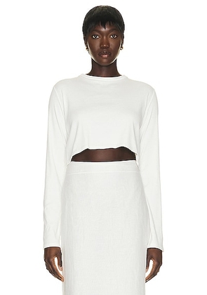 The Row Ames Top in White - White. Size S (also in ).