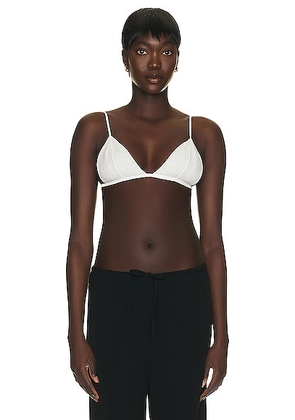 The Row Fotini Bra in Ivory - Ivory. Size L (also in S).