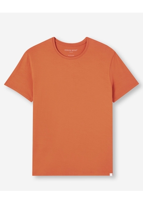 Basel Short Sleeve Modal T-Shirt - Orange