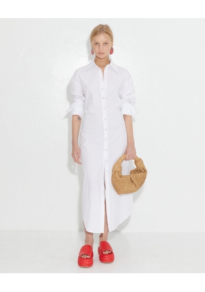 Kerr Poplin Dress - White