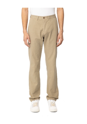 Tyron Linen Cotton Slim Pants - Tan