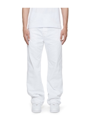 Rinsed Baggy Jean - White