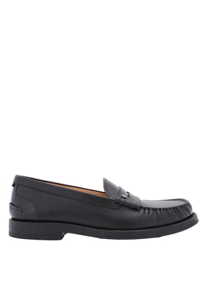 Bally Mens Roody Black Calf Leather Moccasins