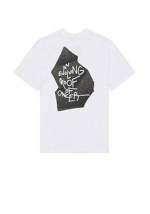 Objects IV Life Thoughts Bubble Spray Print T-shirt in White - White. Size M (also in ).