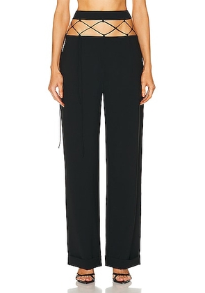 Nensi Dojaka Tailored Trouser in Black - Black. Size L (also in S).