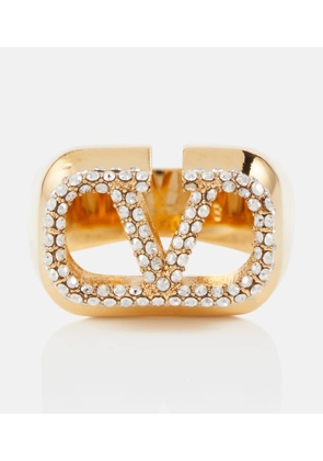 Valentino VLogo embellished ring