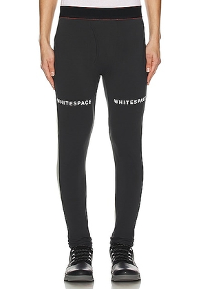 Whitespace Graphene Baselayer Pant in Black - Black. Size XL/1X (also in ).