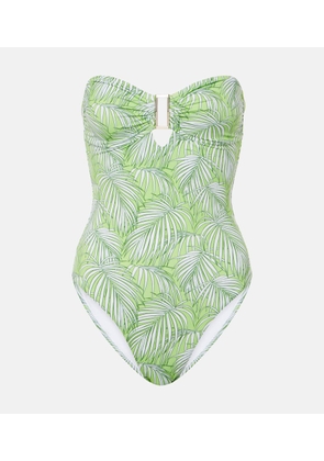 Melissa Odabash Como printed strapless swimsuit