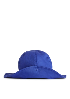 Poplin Sun Hat - Blue
