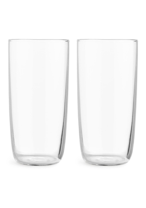 Tall Drinking Glass Set 2 - White
