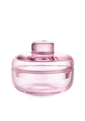 Glass Canister 8 cm - Pink