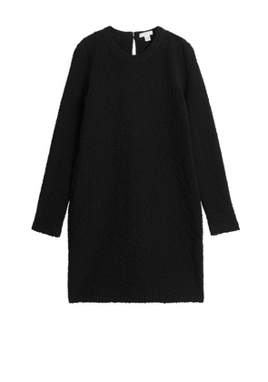 Cotton Mini Dress - Black